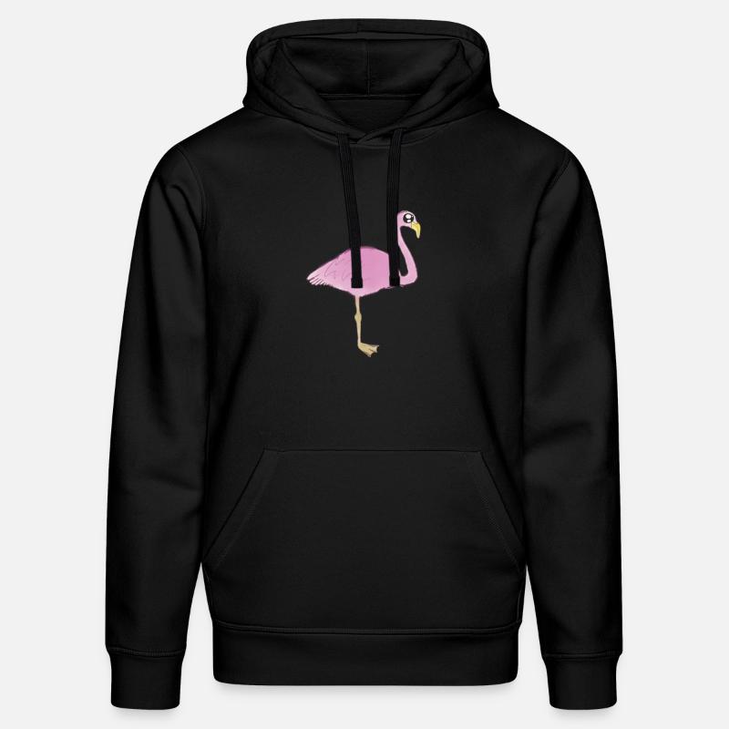 flamingo - Sweat à capuche bio DRUMMER Stanley/Stella Unisexe - noir