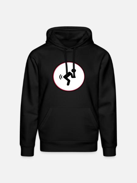 fart - Stanley/Stella DRUMMER Unisex Organic Hoodie - black