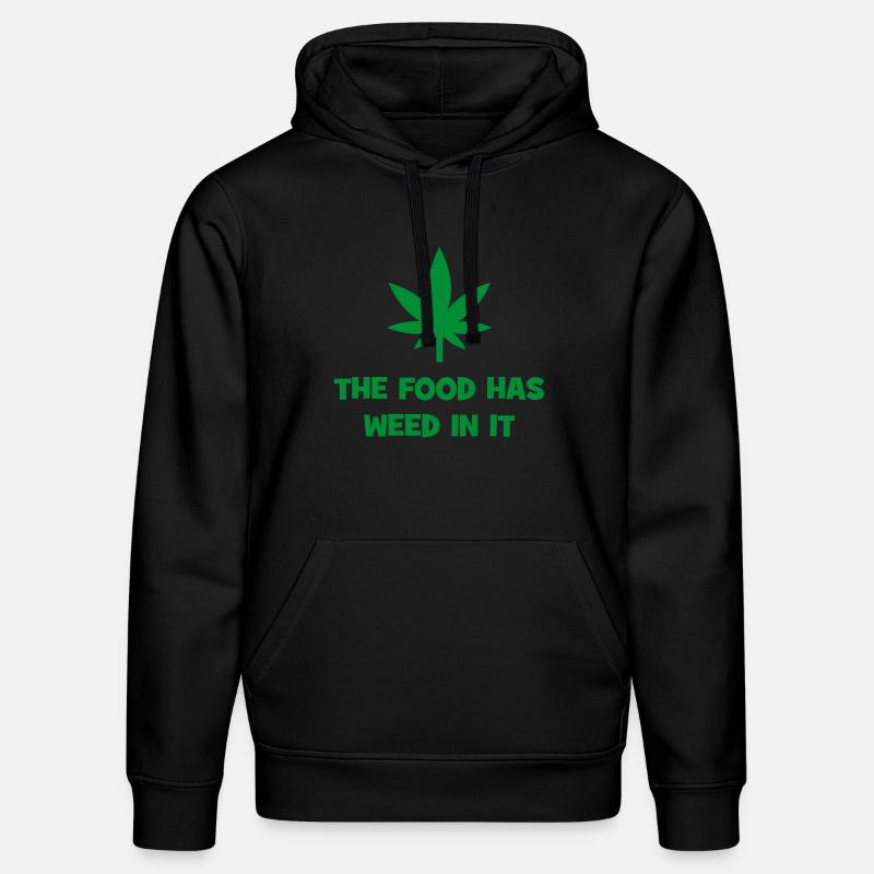 Le cannabis dans les aliments - Sweat à capuche bio DRUMMER Stanley/Stella Unisexe - noir