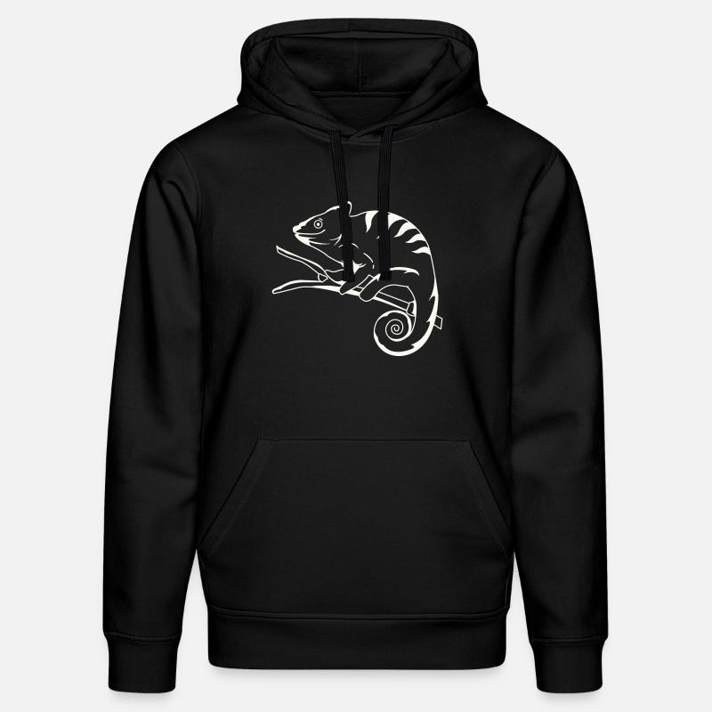 Copie amusante de Caméléon - Sweat à capuche bio DRUMMER Stanley/Stella Unisexe - noir