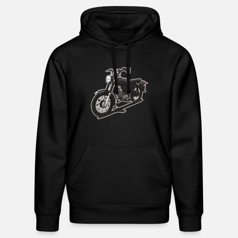 S51 // Illustration - Sweat à capuche bio DRUMMER Stanley/Stella Unisexe - noir