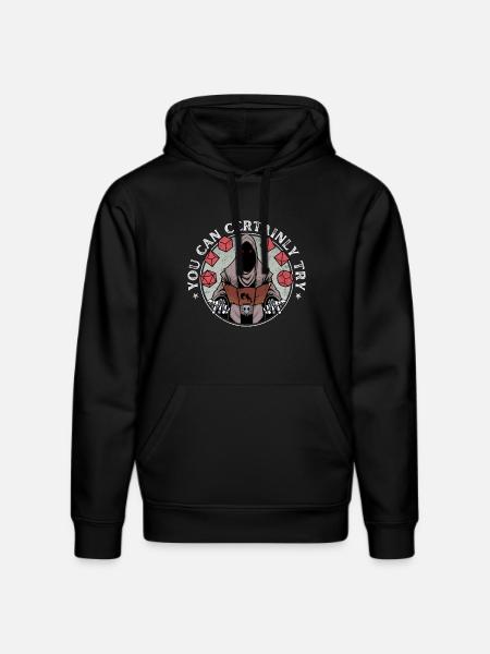 Dragons you can certainly try DM mystique - Stanley/Stella DRUMMER Unisex Organic Hoodie - black