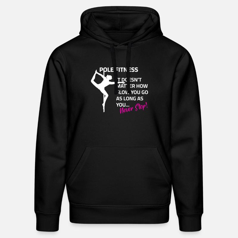 Pole dance Spruch Training Motivation - Stanley/Stella Unisex Bio-Hoodie DRUMMER  - Schwarz
