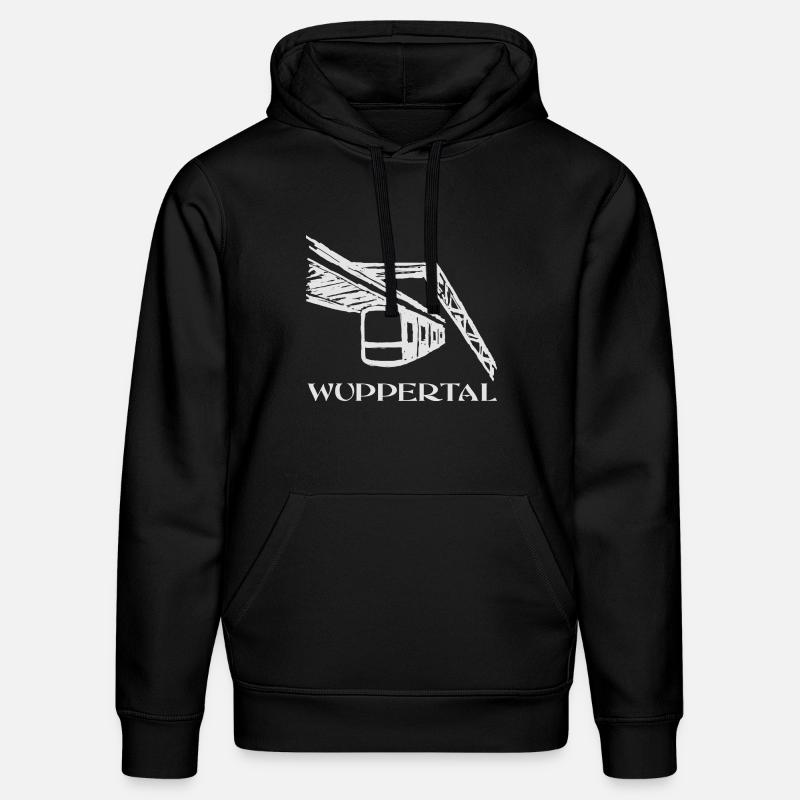 Schwebebahn - Stanley/Stella Unisex Bio-Hoodie DRUMMER  - Schwarz