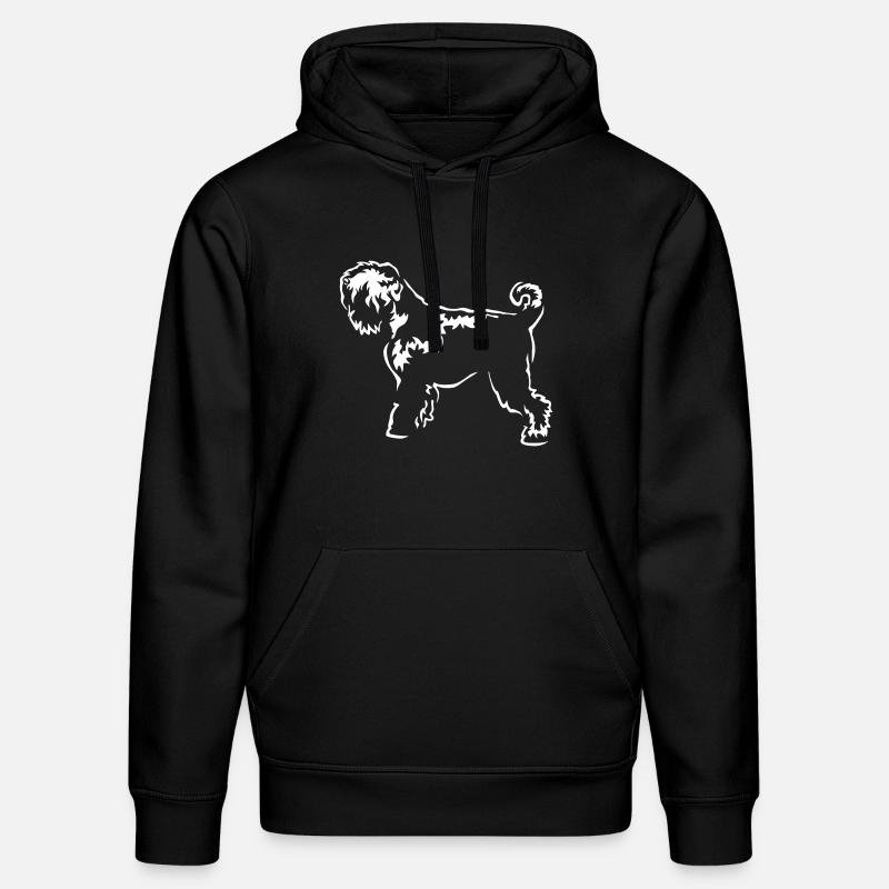 Terrier russe « Black Edition » - Sweat à capuche bio DRUMMER Stanley/Stella Unisexe - noir