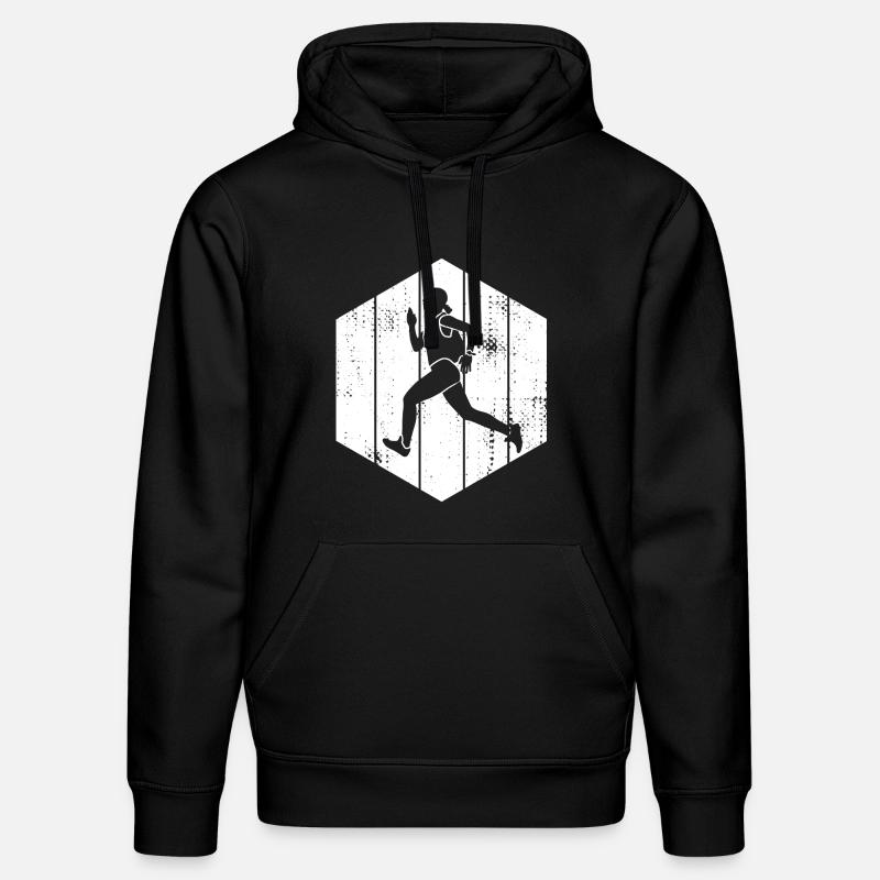 Coureuse - Sweat à capuche bio DRUMMER Stanley/Stella Unisexe - noir