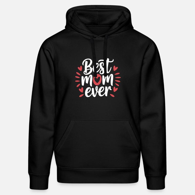Die beste Mutter aller Zeiten - Stanley/Stella Unisex Bio-Hoodie DRUMMER  - Schwarz