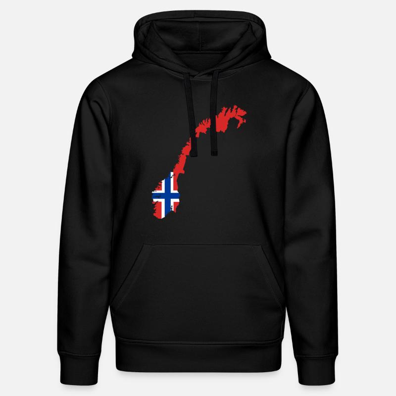 Norway - Sweat à capuche bio DRUMMER Stanley/Stella Unisexe - noir