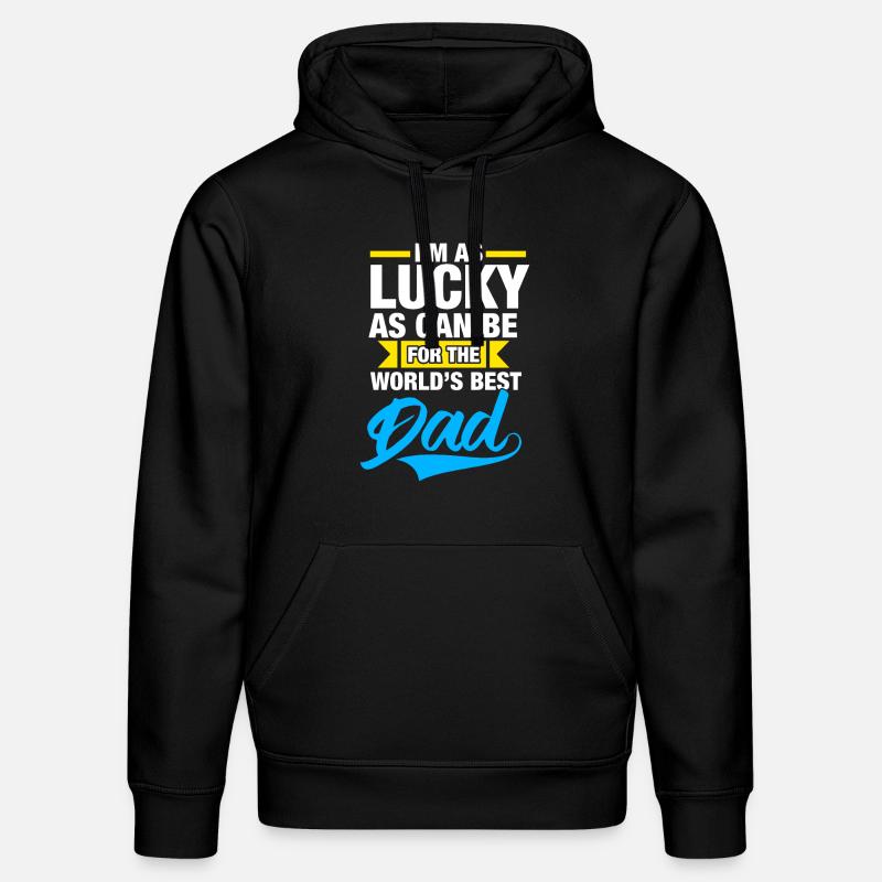 Bester Vater der Welt - Stanley/Stella Unisex Bio-Hoodie DRUMMER  - Schwarz