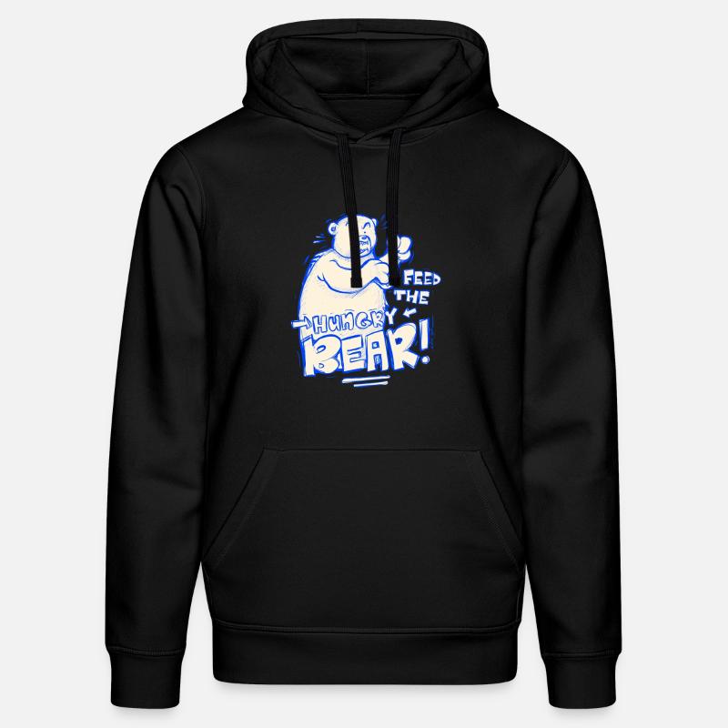 Feed The Hungry Bear! - Sweat à capuche bio DRUMMER Stanley/Stella Unisexe - noir