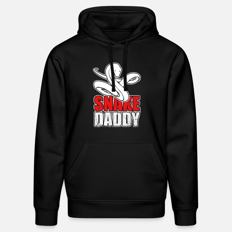 Schlangen Haustier Geschenk - Stanley/Stella Unisex Bio-Hoodie DRUMMER  - Schwarz