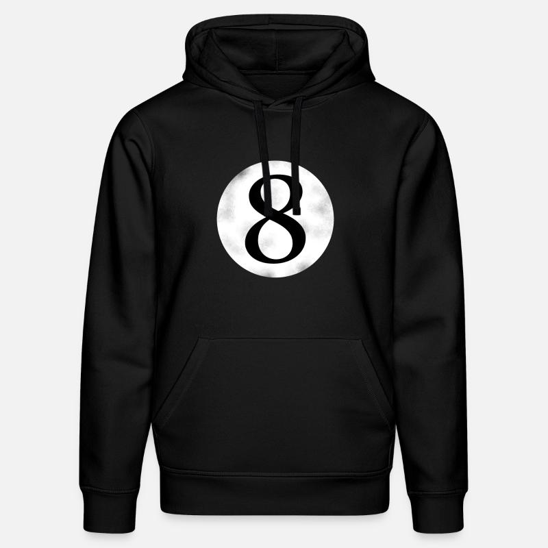 Billiard 8 - Sweat à capuche bio DRUMMER Stanley/Stella Unisexe - noir