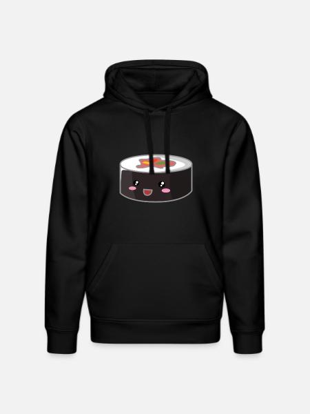 Sushi Roll / Rice / Japan - Stanley/Stella DRUMMER Unisex Organic Hoodie - black
