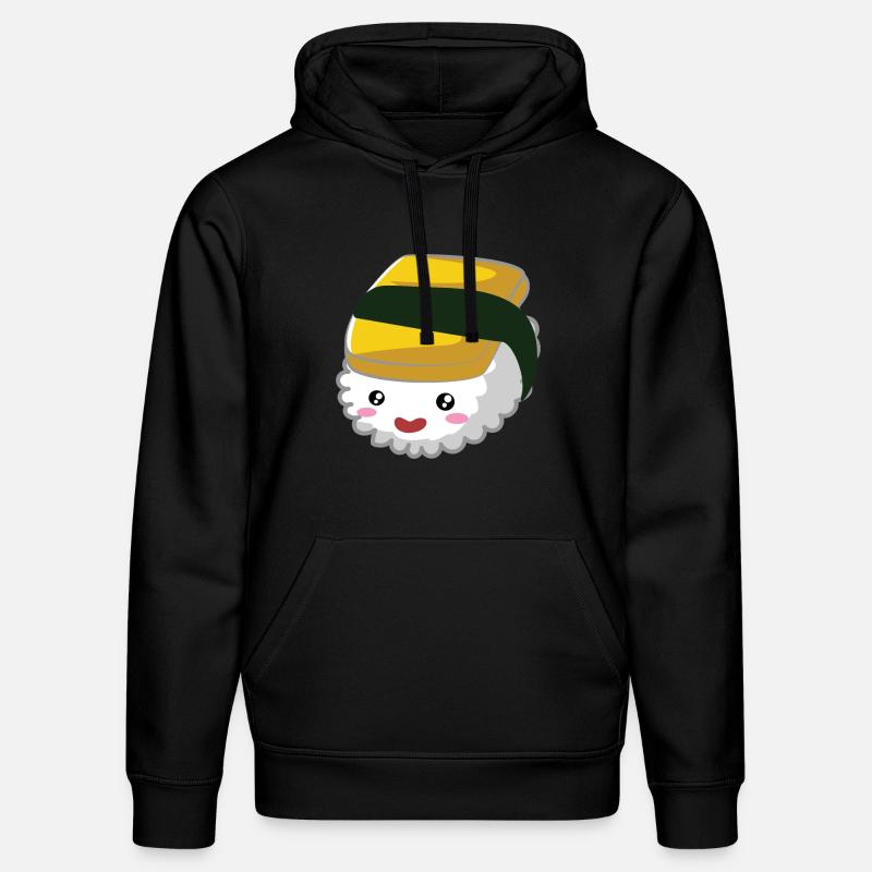 sushi6Zeichenflaeche 1 - Stanley/Stella Unisex Bio-Hoodie DRUMMER  - Schwarz