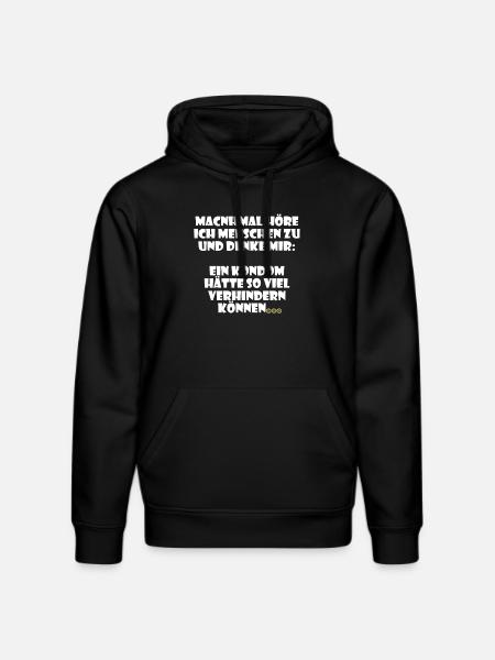 Stupid people condom design - Stanley/Stella DRUMMER Unisex Organic Hoodie - black