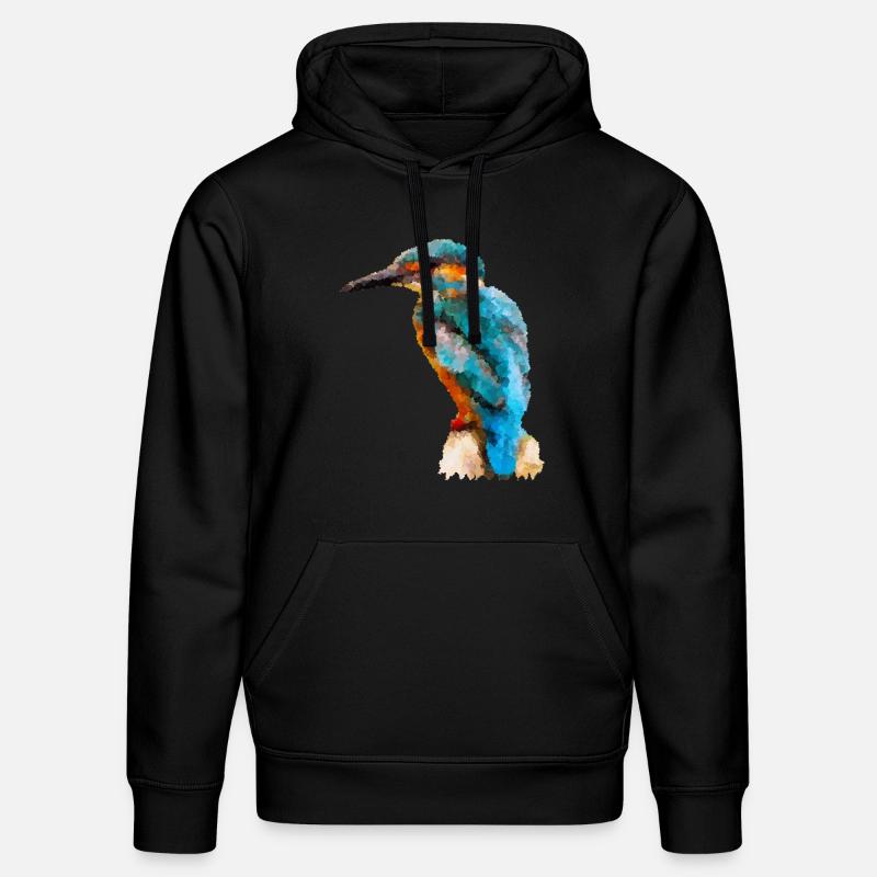 Oiseau de glace - Sweat à capuche bio DRUMMER Stanley/Stella Unisexe - noir