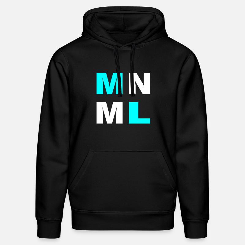MNML minimal - Sweat à capuche bio DRUMMER Stanley/Stella Unisexe - noir