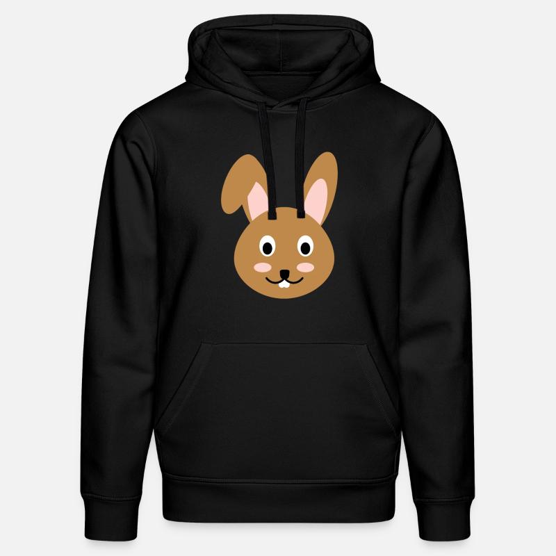 Lapin - Sweat à capuche bio DRUMMER Stanley/Stella Unisexe - noir