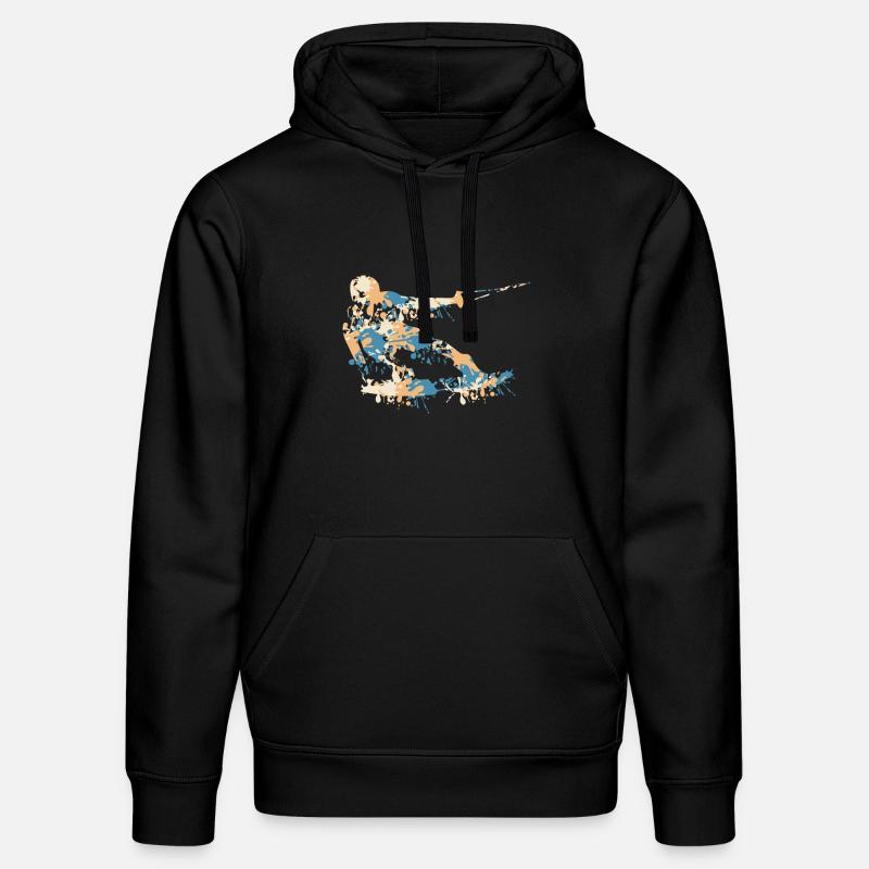 Splash de wakeboard - Sweat à capuche bio DRUMMER Stanley/Stella Unisexe - noir