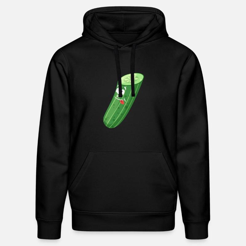 Concombre drôle - Sweat à capuche bio DRUMMER Stanley/Stella Unisexe - noir