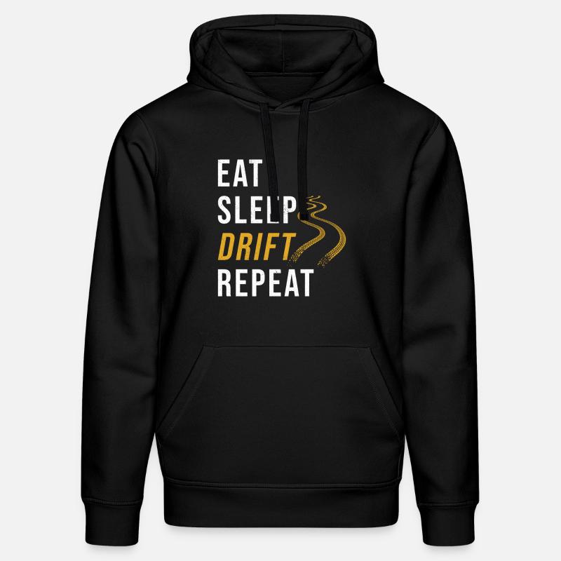 Drift Driftauto Auto Fan Spruch - Stanley/Stella Unisex Bio-Hoodie DRUMMER - Schwarz
