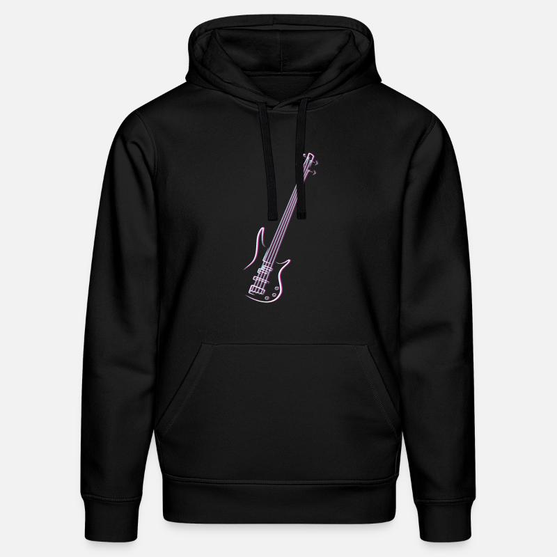 Basse guitare - Sweat à capuche bio DRUMMER Stanley/Stella Unisexe - noir