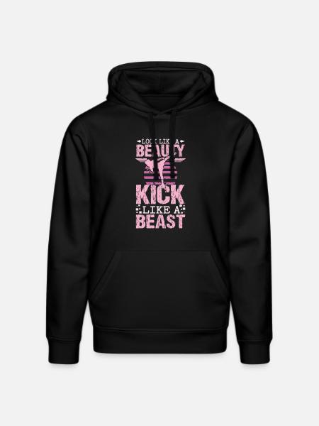 Karaté beauty - Sweat à capuche bio DRUMMER Stanley/Stella Unisexe - noir