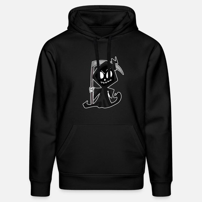 Sensenmann mit Sense - Stanley/Stella Unisex Bio-Hoodie DRUMMER  - Schwarz