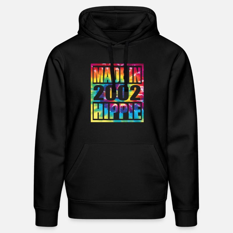 Anniversaire hippie 2002 - Sweat à capuche bio DRUMMER Stanley/Stella Unisexe - noir
