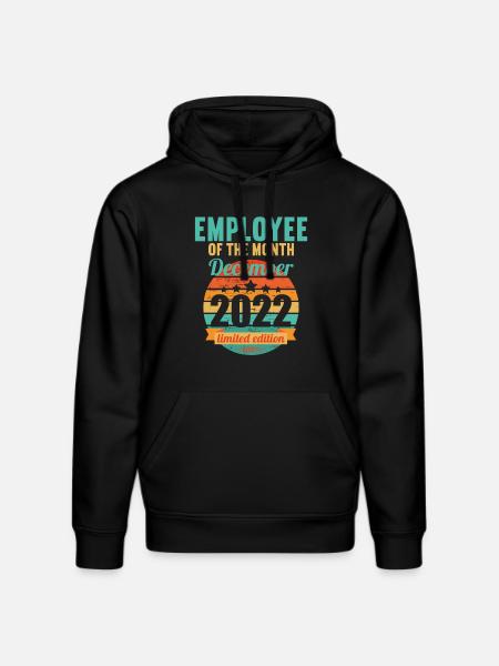 Mitarbeiter des Monats Dezember 2022 - Stanley/Stella Unisex Bio-Hoodie DRUMMER - Schwarz