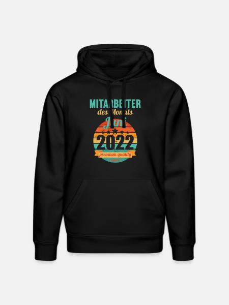 Mitarbeiter des Monats Juni 2022 - Stanley/Stella Unisex Bio-Hoodie DRUMMER - Schwarz