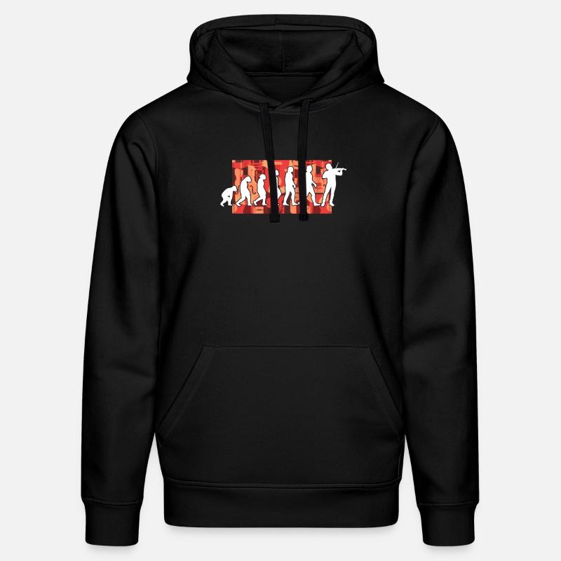 Violinist Evolution - Stanley/Stella Unisex Bio-Hoodie DRUMMER  - Schwarz