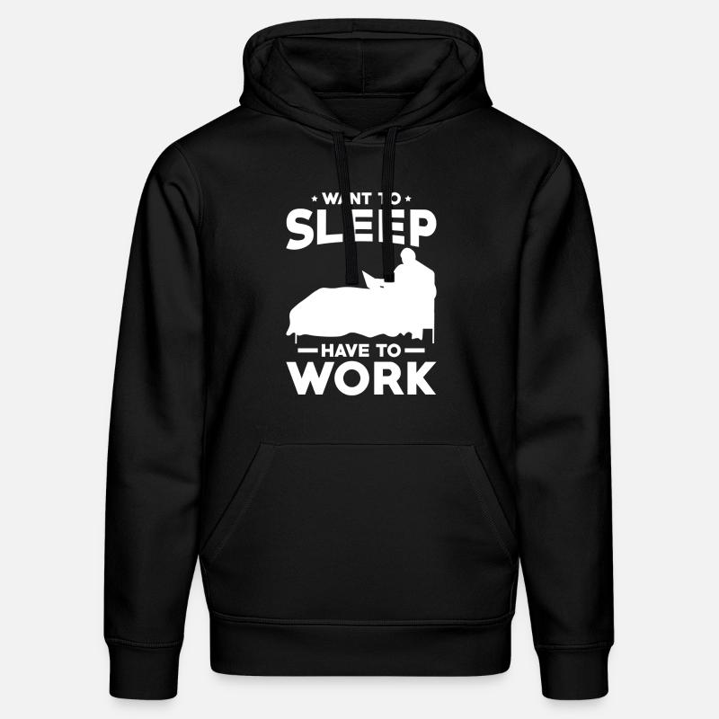Home Office Spruch - Stanley/Stella Unisex Bio-Hoodie DRUMMER - Schwarz