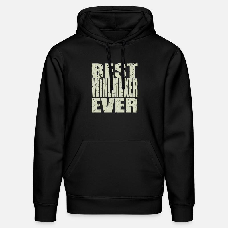 Best Winzer ever Winzer Geschenk - Stanley/Stella Unisex Bio-Hoodie DRUMMER  - Schwarz