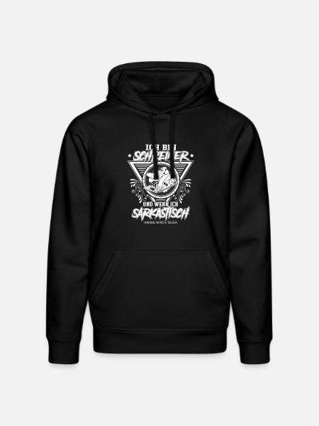 Schreiner Geschenkideen - Stanley/Stella Unisex Bio-Hoodie DRUMMER - Schwarz