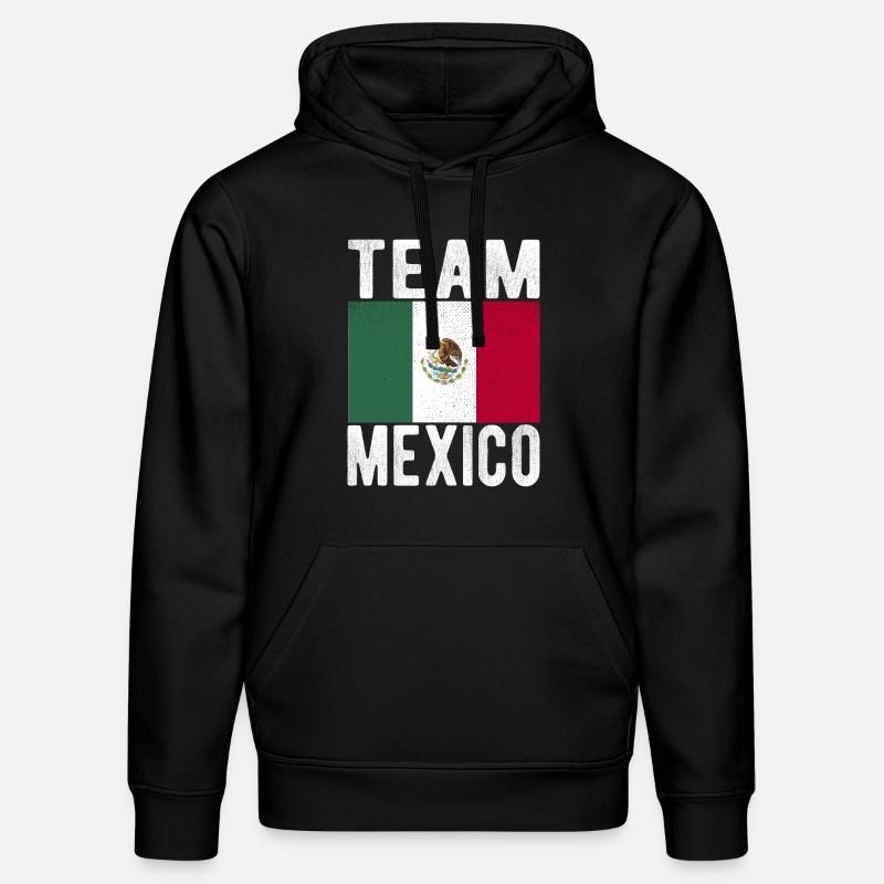 Drapeau du Mexique - Sweat à capuche bio DRUMMER Stanley/Stella Unisexe - noir