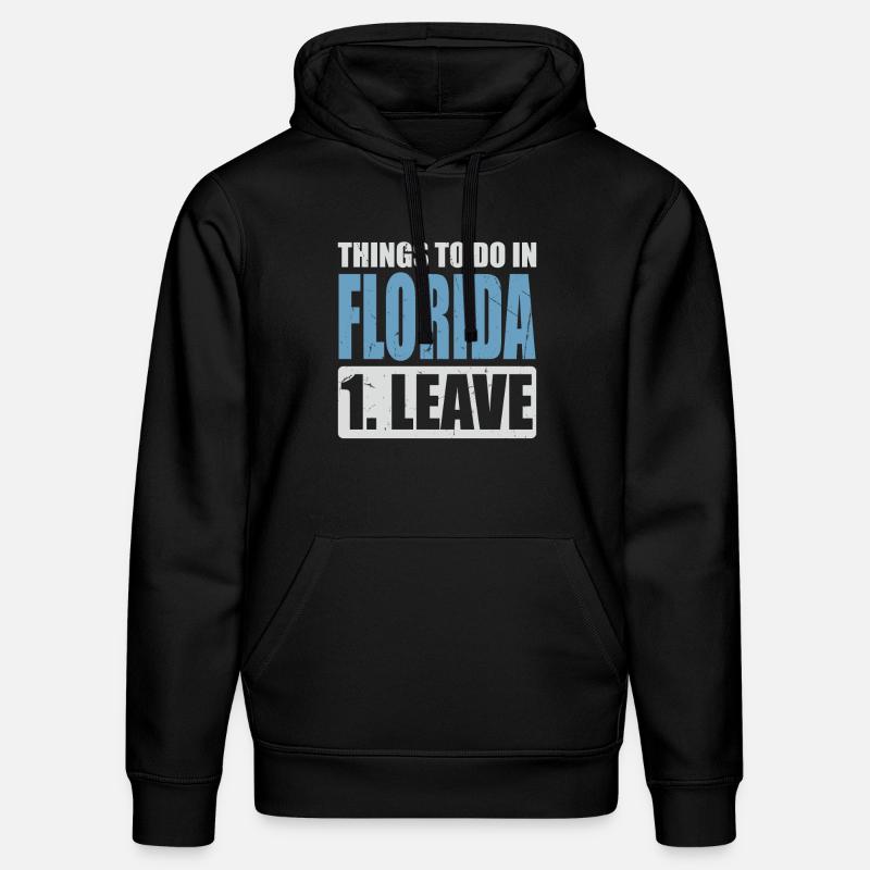 Florida Meme - Stanley/Stella Unisex Bio-Hoodie DRUMMER  - Schwarz