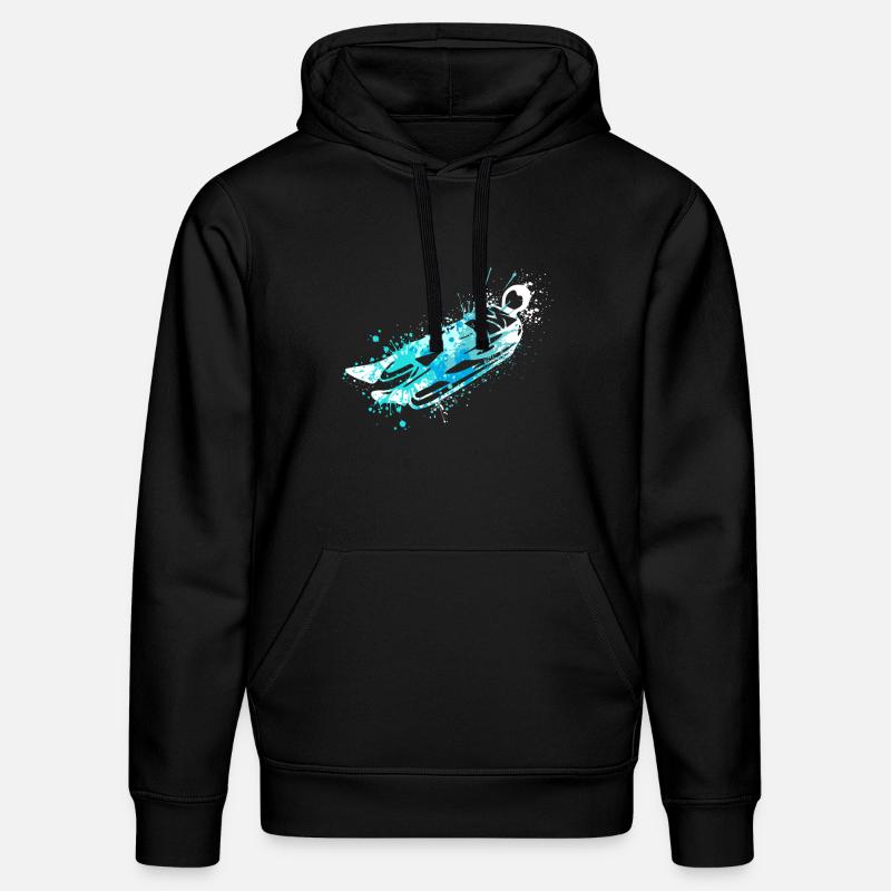 Splash Snow Luge Sled - Sweat à capuche bio DRUMMER Stanley/Stella Unisexe - noir