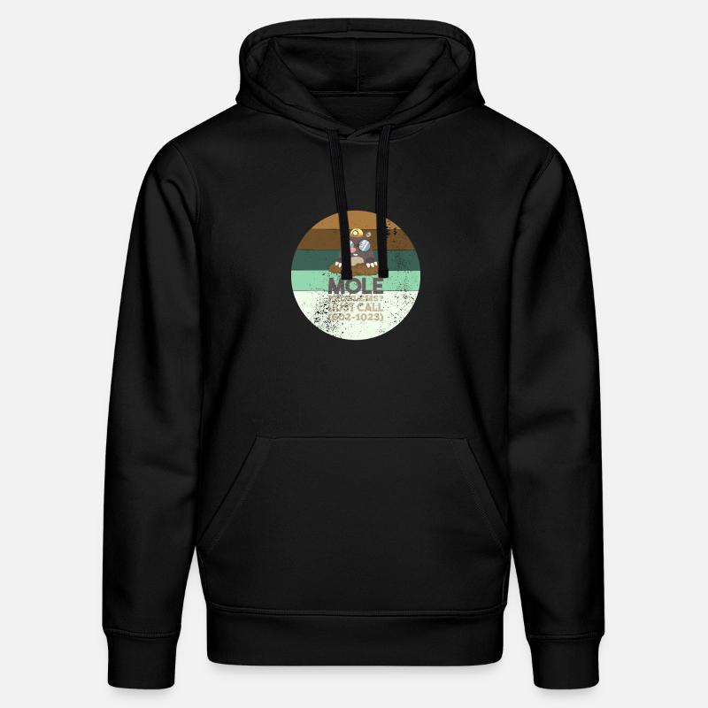 Mole Moles Chimie - Sweat à capuche bio DRUMMER Stanley/Stella Unisexe - noir