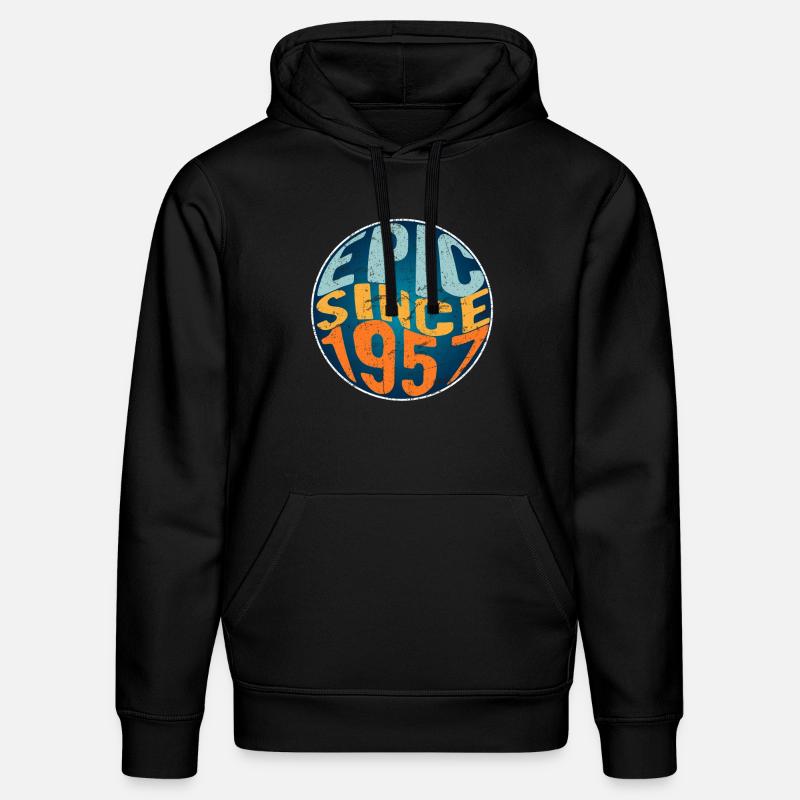 Episch Seit 1957 - Stanley/Stella Unisex Bio-Hoodie DRUMMER  - Schwarz