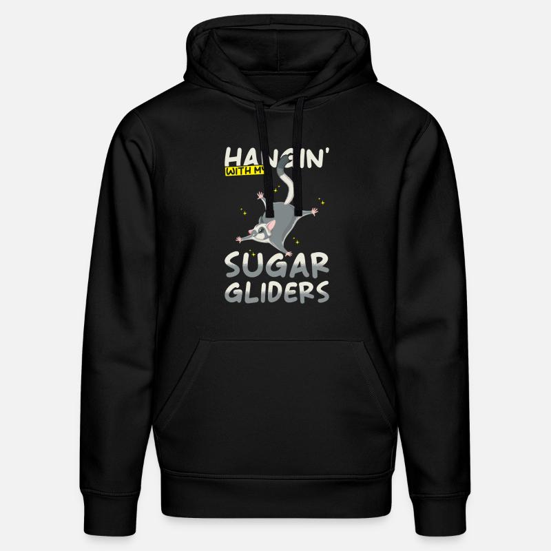 Sugar Glider Dicton - Sweat à capuche bio DRUMMER Stanley/Stella Unisexe - noir