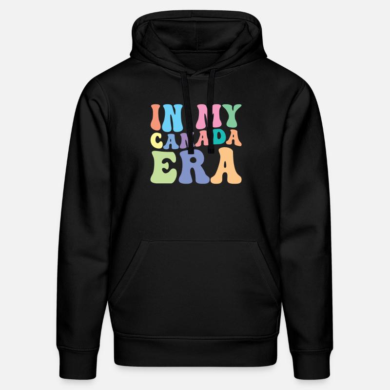 Canada Retro Groovy - Sweat à capuche bio DRUMMER Stanley/Stella Unisexe - noir