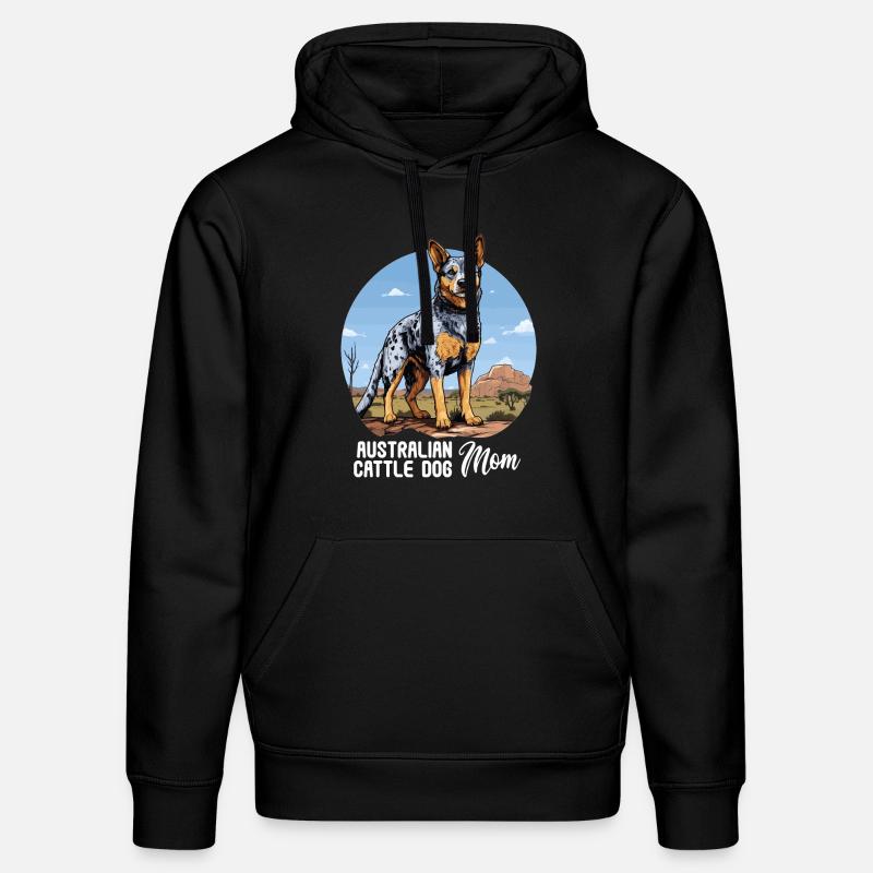 Hund Bouvier australien - Sweat à capuche bio DRUMMER Stanley/Stella Unisexe - noir