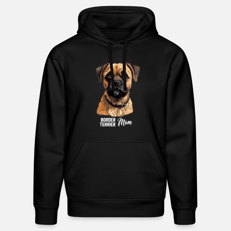 Chien Border Terrier - Sweat à capuche bio DRUMMER Stanley/Stella Unisexe - noir