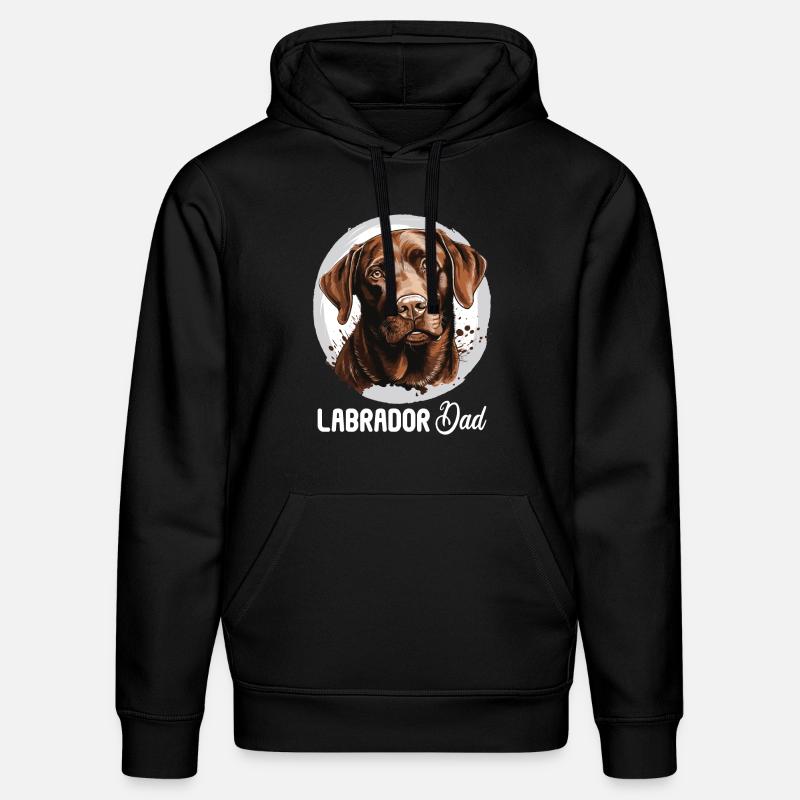 Labrador - Sweat à capuche bio DRUMMER Stanley/Stella Unisexe - noir