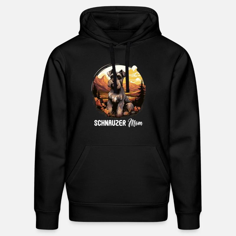 Schnauzer - Sweat à capuche bio DRUMMER Stanley/Stella Unisexe - noir
