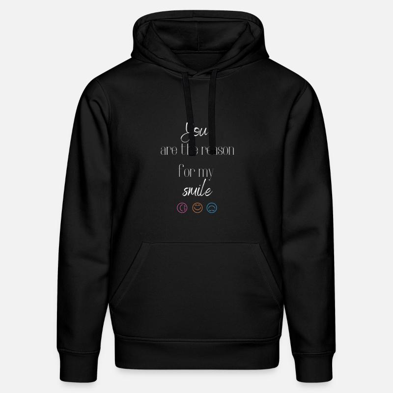 Smile - Stanley/Stella Unisex Bio-Hoodie DRUMMER  - Schwarz