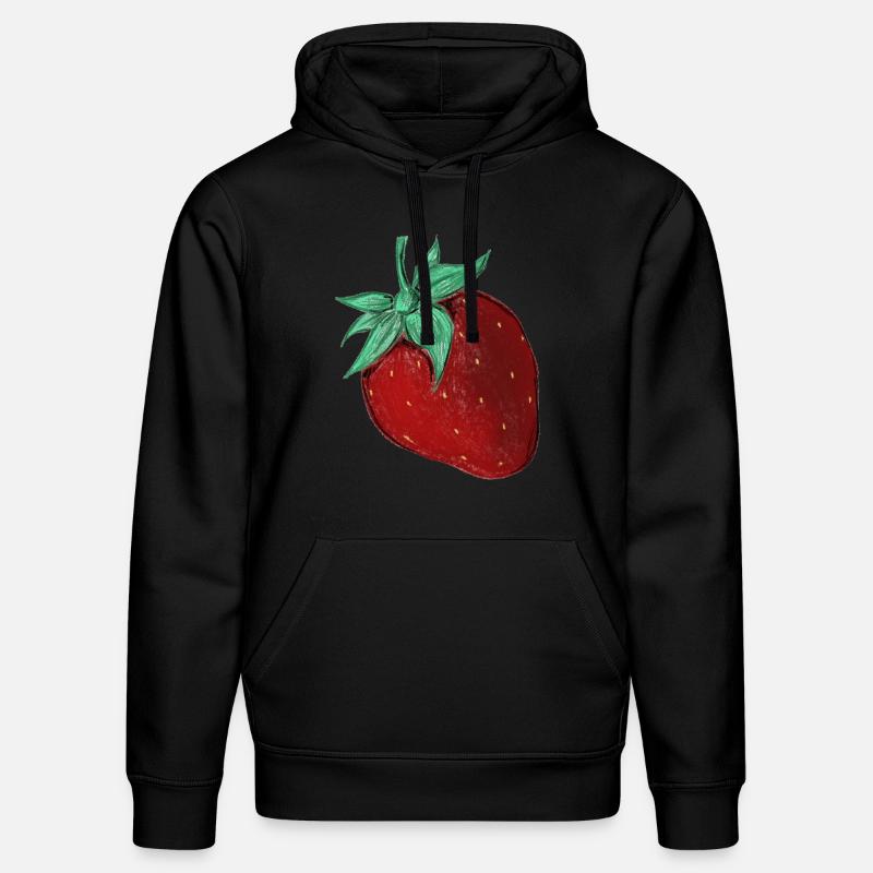 Fraise - Sweat à capuche bio DRUMMER Stanley/Stella Unisexe - noir