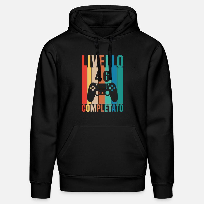 Stufe 46 - Stanley/Stella Unisex Bio-Hoodie DRUMMER  - Schwarz