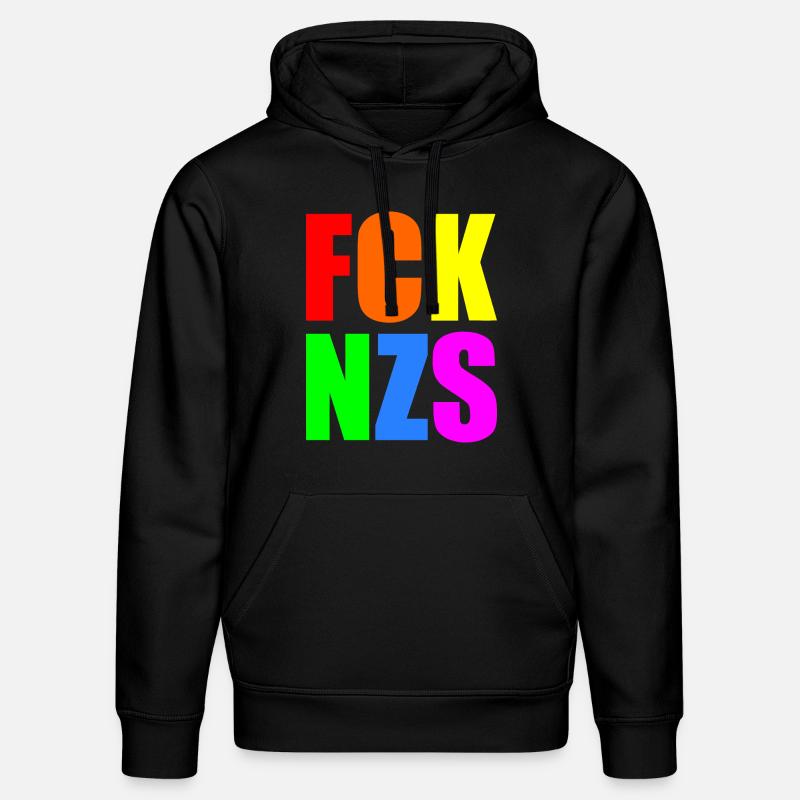 Fck nzs - Stanley/Stella Unisex Bio-Hoodie DRUMMER  - Schwarz